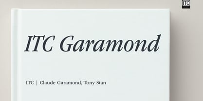 ITC Garamond Font Poster 1